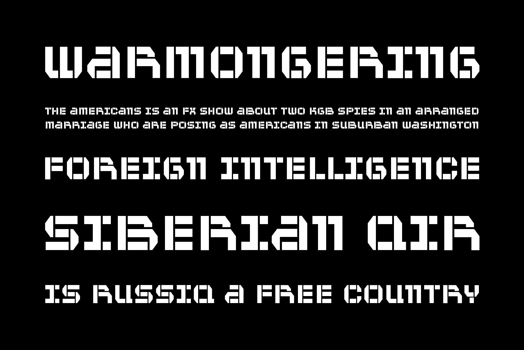 Typefaces